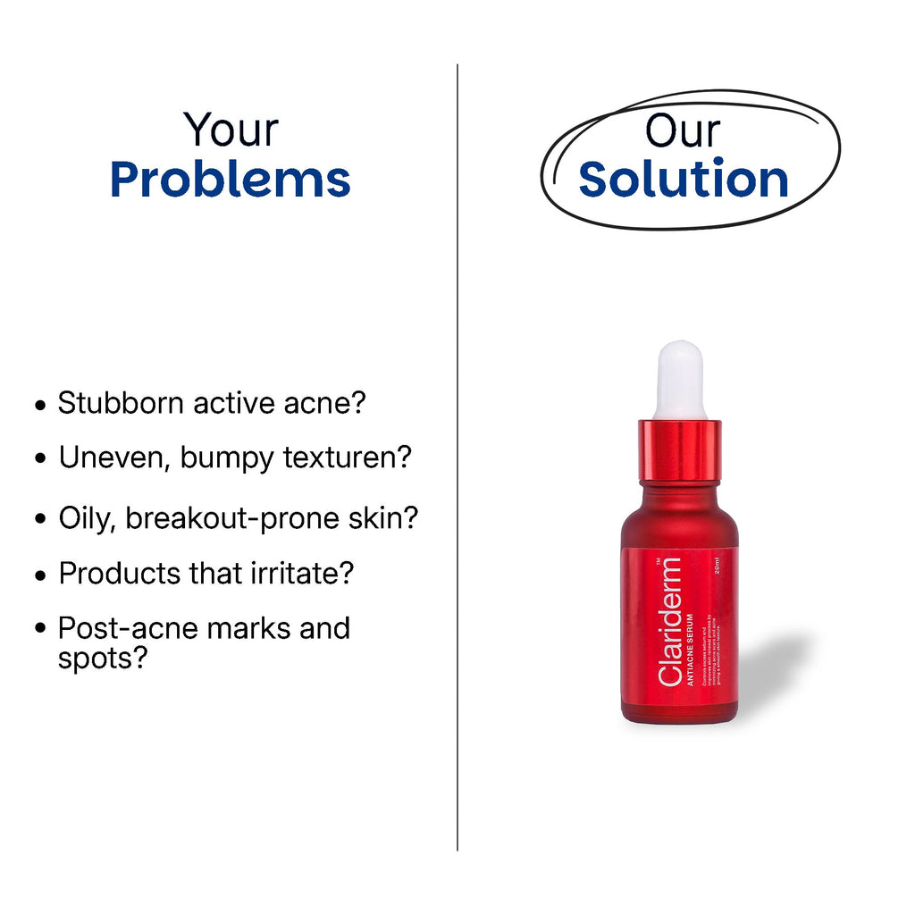 Clariderm Anti Acne Serum benefits