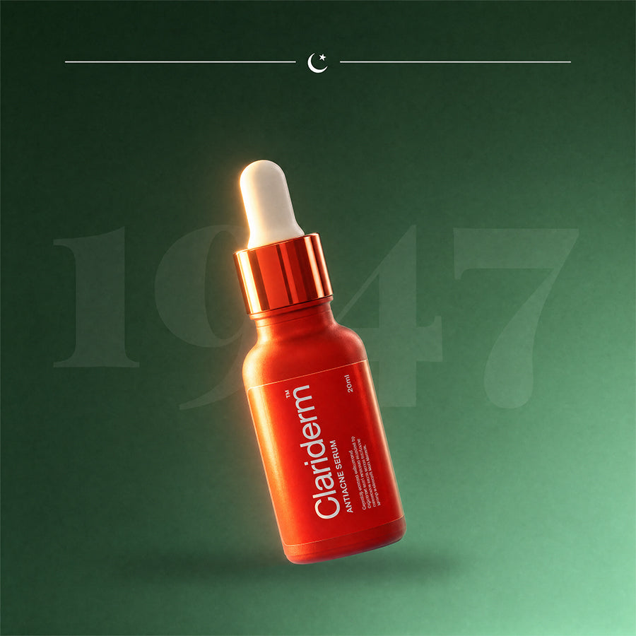 Clariderm Anti Acne Serum Azaadi flat 1947 by Rederm