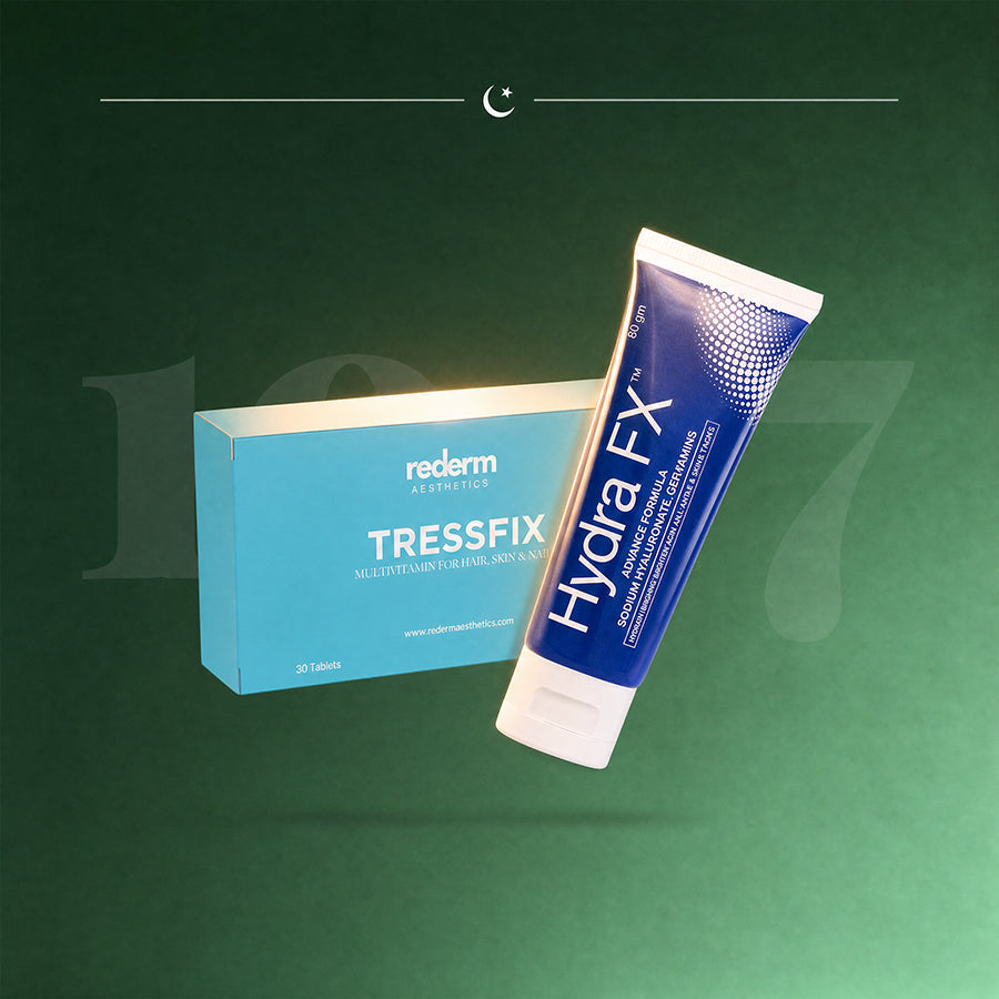 Hydra FX Cream and Tressfix Vitamins Azaadi flat 1947 by Rederm