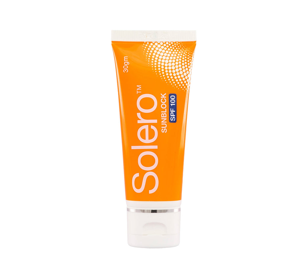 Solero Sunblock SPF 100 front