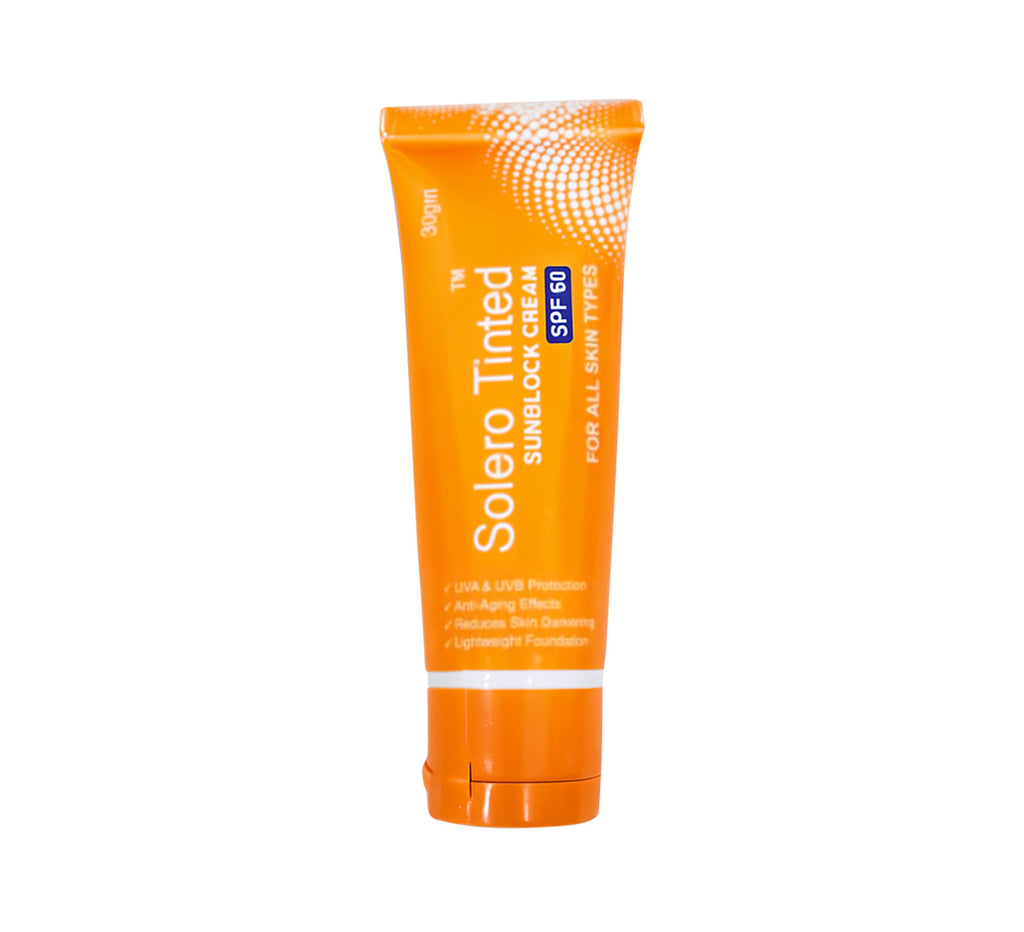 Solero Tinted Sunblock SPF 60 front