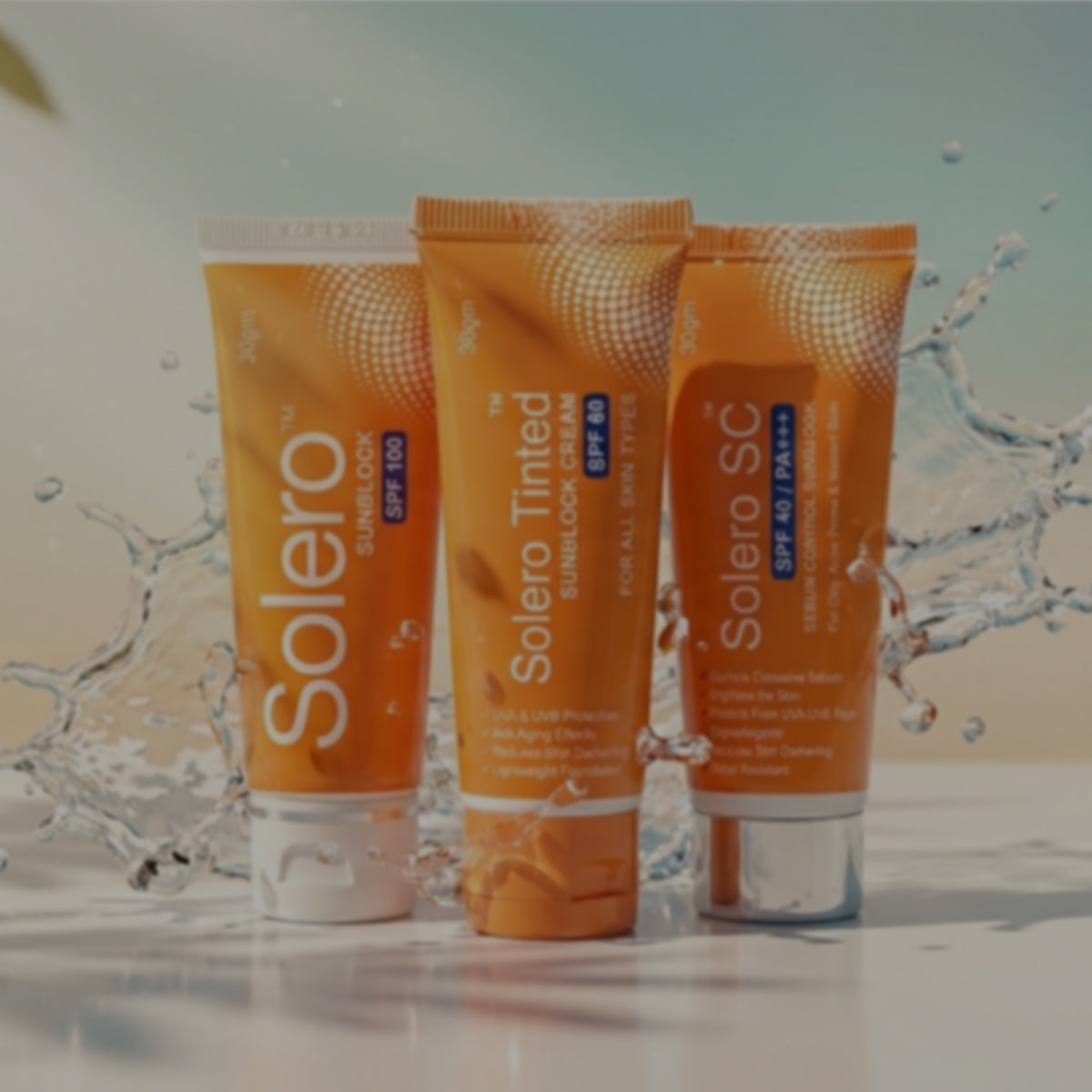 Rederm Sunscreen collection banner