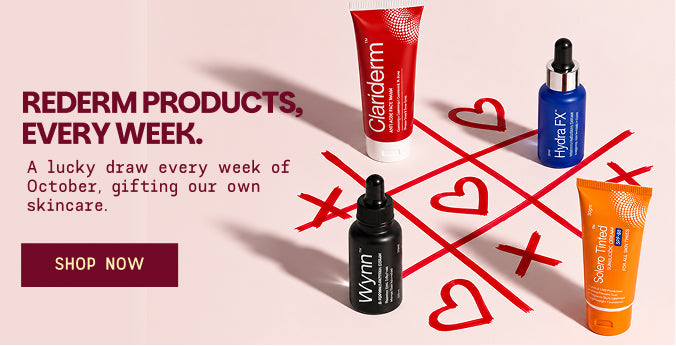 Rederm products every week: a lucky draw every week of October